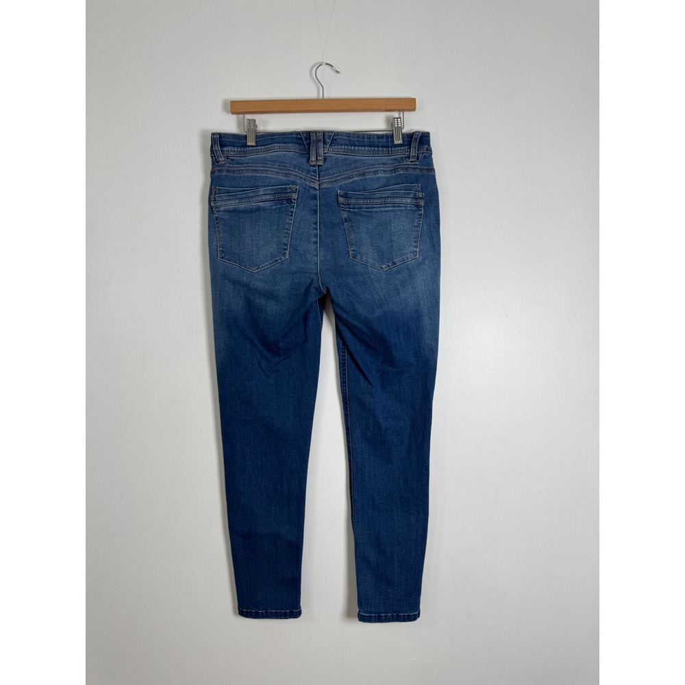 Flattering Democracy Womens 12 Ab-solution Skinny Jeans Blue Medium Wash Stretch - Picture 2 of 11